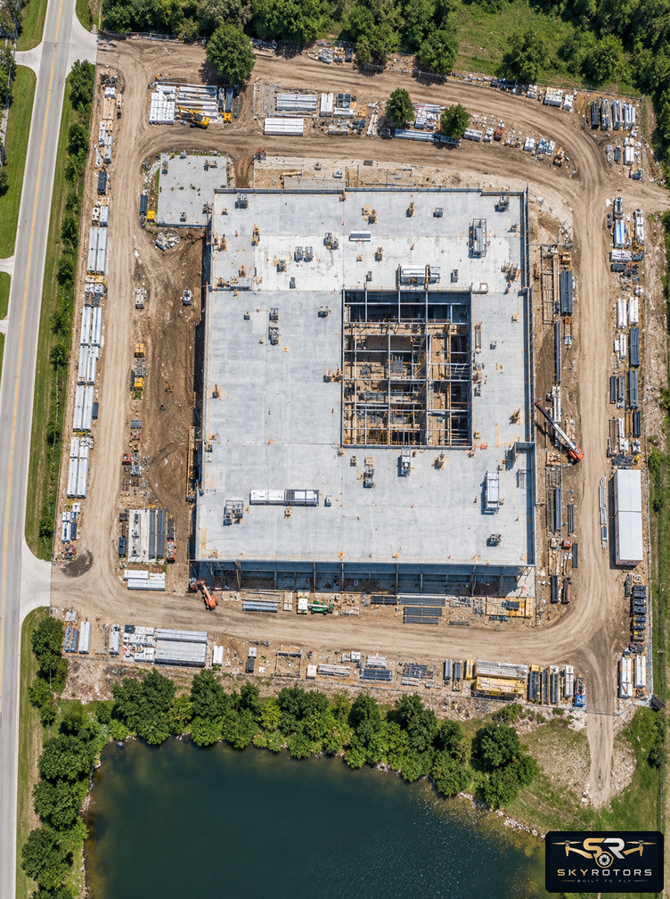 V02 Top-Down Work Zone current construction progress view